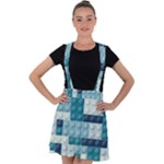 Lego, Background, Dots Velvet Suspender Skater Skirt