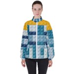 Lego, Background, Dots Women s High Neck Windbreaker