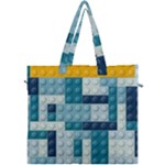 Lego, Background, Dots Canvas Travel Bag