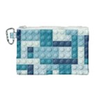 Lego, Background, Dots Canvas Cosmetic Bag (Medium)