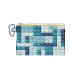 Lego, Background, Dots Canvas Cosmetic Bag (Small)