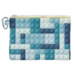 Lego, Background, Dots Canvas Cosmetic Bag (XL)