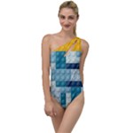 Lego, Background, Dots To One Side Swimsuit