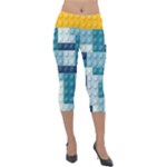 Lego, Background, Dots Lightweight Velour Capri Leggings 