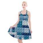 Lego, Background, Dots Halter Party Swing Dress 