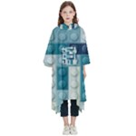 Lego, Background, Dots Kids  Hooded Rain Ponchos