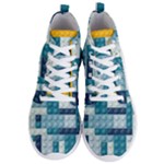 Lego, Background, Dots Men s Lightweight High Top Sneakers