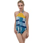 Lego, Background, Dots Go with the Flow One Piece Swimsuit