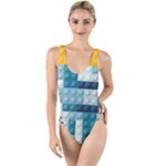 Lego, Background, Dots High Leg Strappy Swimsuit