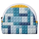 Lego, Background, Dots Horseshoe Style Canvas Pouch