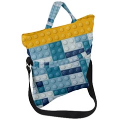 Fold Over Handle Tote Bag 