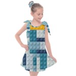 Lego, Background, Dots Kids  Tie Up Tunic Dress