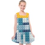 Lego, Background, Dots Kids  Cross Back Dress