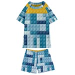 Lego, Background, Dots Kids  Swim T-Shirt and Shorts Set