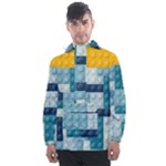 Lego, Background, Dots Men s Front Pocket Pullover Windbreaker