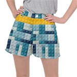 Lego, Background, Dots Women s Ripstop Shorts