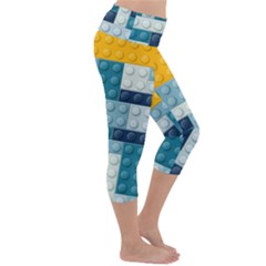 Lightweight Velour Capri Yoga Leggings 