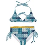 Lego, Background, Dots Kids  Classic Bikini Set