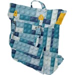 Lego, Background, Dots Buckle Up Backpack