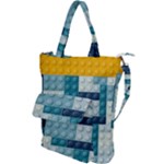 Lego, Background, Dots Shoulder Tote Bag