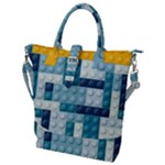 Lego, Background, Dots Buckle Top Tote Bag