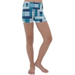 Lego, Background, Dots Kids  Lightweight Velour Yoga Shorts