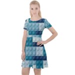 Lego, Background, Dots Cap Sleeve Velour Dress 