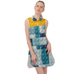 Lego, Background, Dots Sleeveless Shirt Dress