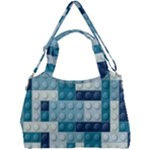 Lego, Background, Dots Double Compartment Shoulder Bag