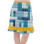 Lego, Background, Dots Fishtail Chiffon Skirt