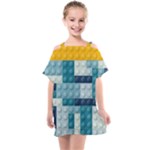 Lego, Background, Dots Kids  One Piece Chiffon Dress