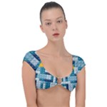 Lego, Background, Dots Cap Sleeve Ring Bikini Top