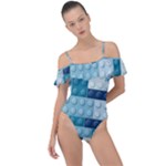 Lego, Background, Dots Frill Detail One Piece Swimsuit