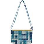 Lego, Background, Dots Double Gusset Crossbody Bag