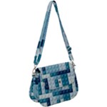 Lego, Background, Dots Saddle Handbag