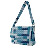 Lego, Background, Dots Full Print Messenger Bag (L)