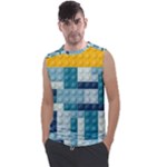 Lego, Background, Dots Men s Regular Tank Top