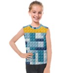 Lego, Background, Dots Kids  Mesh Tank Top