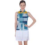 Lego, Background, Dots Women s Sleeveless Polo T-Shirt