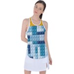 Lego, Background, Dots Racer Back Mesh Tank Top