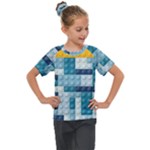 Lego, Background, Dots Kids  Mesh Piece T-Shirt