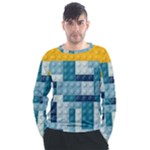 Lego, Background, Dots Men s Long Sleeve Raglan T-Shirt