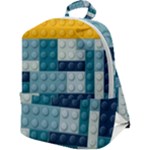 Lego, Background, Dots Zip Up Backpack