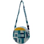 Lego, Background, Dots Crossbody Circle Bag