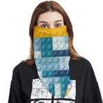 Lego, Background, Dots Face Covering Bandana (Triangle)