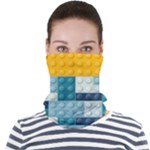 Lego, Background, Dots Face Seamless Bandana (Adult)