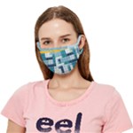 Lego, Background, Dots Crease Cloth Face Mask (Adult)