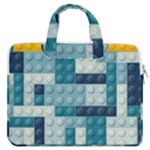 Lego, Background, Dots MacBook Pro 15  Double Pocket Laptop Bag 