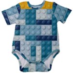 Lego, Background, Dots Baby Short Sleeve Bodysuit