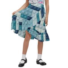 Kids  Ruffle Flared Wrap Midi Skirt 